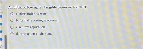 the following are all tangible measures of quality except